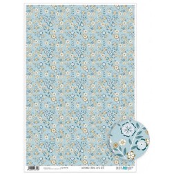 Papel cartonaje encuadernacion. Spring Azul Bebé | L'aura Bella