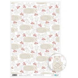 Papel cartonaje encuadernacion. Ay que Cuqui Osos| L'aura Bella