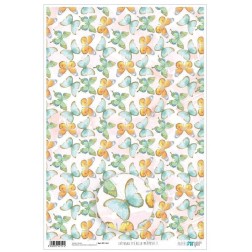 Papel cartonaje encuadernacion. Mariposas. Papers FY | L'aura Bella