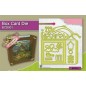 Die-cut, troquel: Box card design, Diseño de caja, tarjeta en 3D, paisaje naturaleza. Nellie Snellen. BCD001