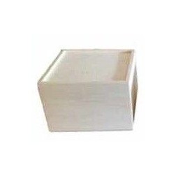 Caja con tapa cuadrada pequeña. 17x17x11. 403075. Dayka Trade