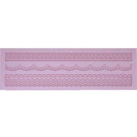 Molde de silicona flexible. 3 cenefas | L'aura Bella