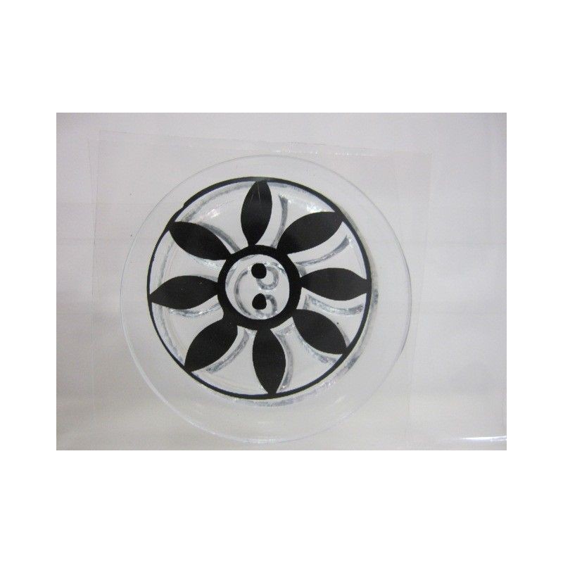 Sello acrílico con diseño de botón. modelo 10 | L'aura Bella