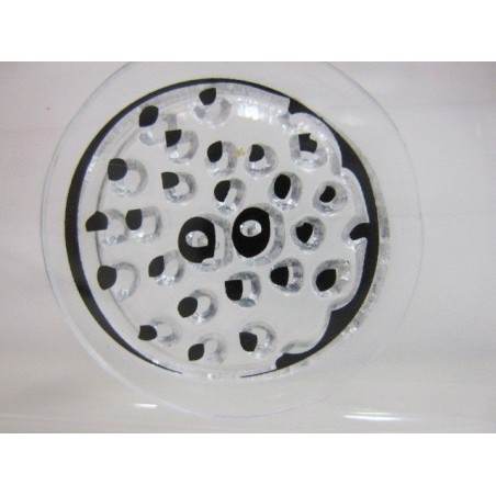 Sello acrílico con diseño de botón, modelo 9