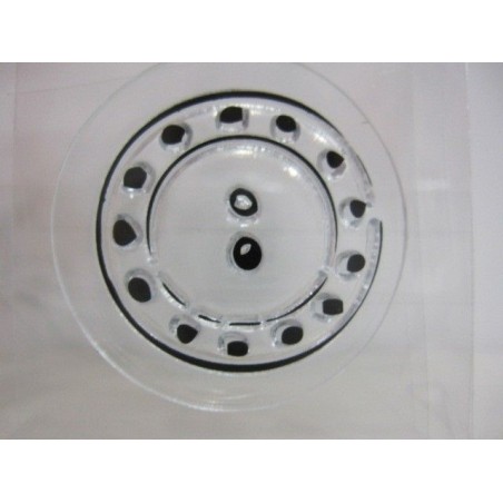 Sello acrílico con diseño de botón, modelo 5. | L'aura Bella