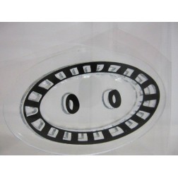 Sello acrílico con diseño de botón, modelo 1 | L'aura Bella