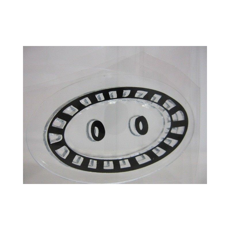 Sello acrílico con diseño de botón, modelo 1 | L'aura Bella