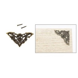 Esquina metálica decorativa labrada 90494 | L'aura Bella