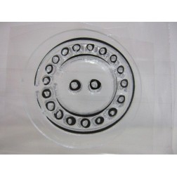 Sello acrílico con diseño de botón, modelo 3 | L'aura Bella