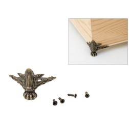 Pata, pie de metal color oro viejo 90494 |L'aura Bella