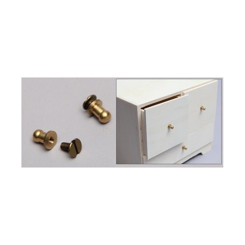 Tirador de metal color oro viejo 90113 | L'aura Bella