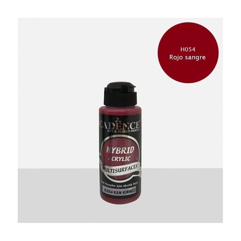 Rojo Sangre H054 pintura Hybrid multisuperficies Cadence | L'aura Bella