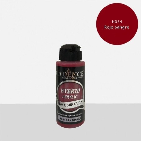 Rojo Sangre H054 pintura Hybrid multisuperficies Cadence | L'aura Bella