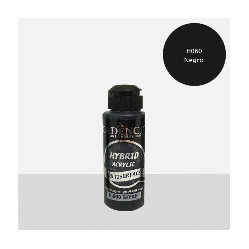 Negro H060 pintura Hybrid multisuperficies Cadence | L'aura Bella