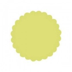 Craft punch scalloped circle, circulo festoneado 7.5 cm | L'aura Bella