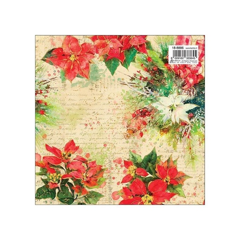 Kartos Gold Poinsettia. 70x100 cm. Encuadernación 188886| L'aura Bella