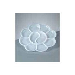 Paleta para pinturas y mezclas de color. Forma de flor | L'aura Bella