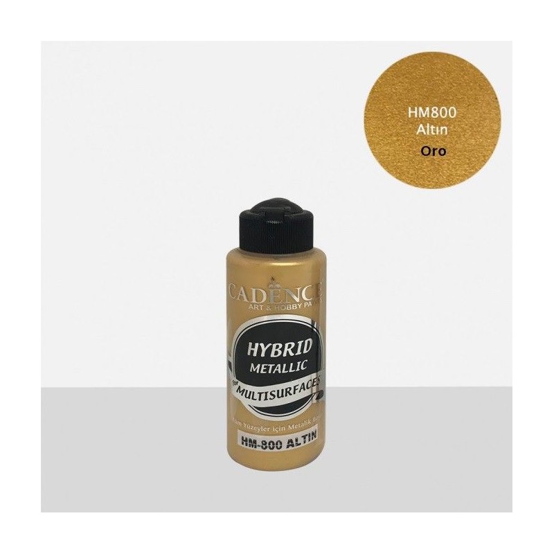 Oro HM800 pintura Hybrid Metallic multisuperficies Cadence | L'aura Bella