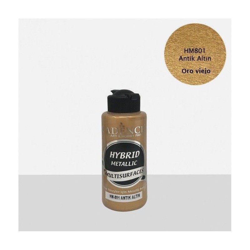 Oro Viejo pintura Hybrid Metallic multisuperficies Cadence | L'aura Bella