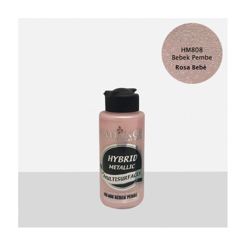 Rosa Bebé pintura Hybrid Metallic multisuperficies Cadence | L'aura Bella
