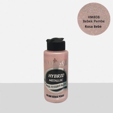 Rosa Bebé pintura Hybrid Metallic multisuperficies Cadence | L'aura Bella