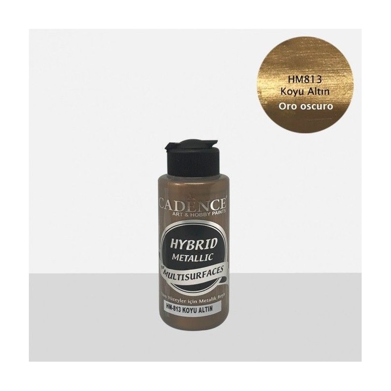 Oro Oscuro pintura Hybrid Metallic multisuperficies Cadence | L'aura Bella