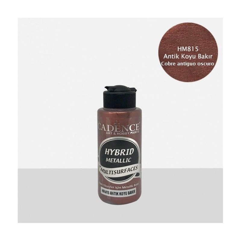 Cobre Antiguo Oscuro pintura Hybrid Metallic multisuperficies Cadence | L'aura Bella