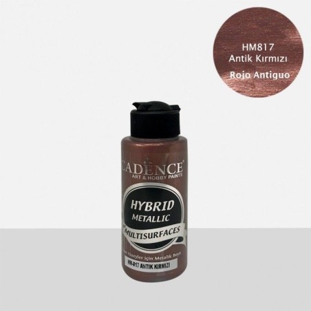 Rojo Antiguo pintura Hybrid Metallic multisuperficies Cadence | L'aura Bella