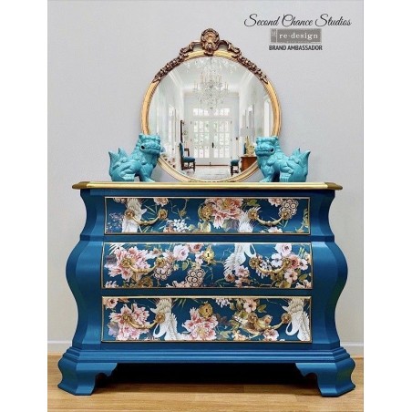 Elegance & Flowers. Transfer, calcomania REDESIGN DECOR TRANSFERS®