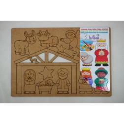 Soportes, packs, Belén Magnético