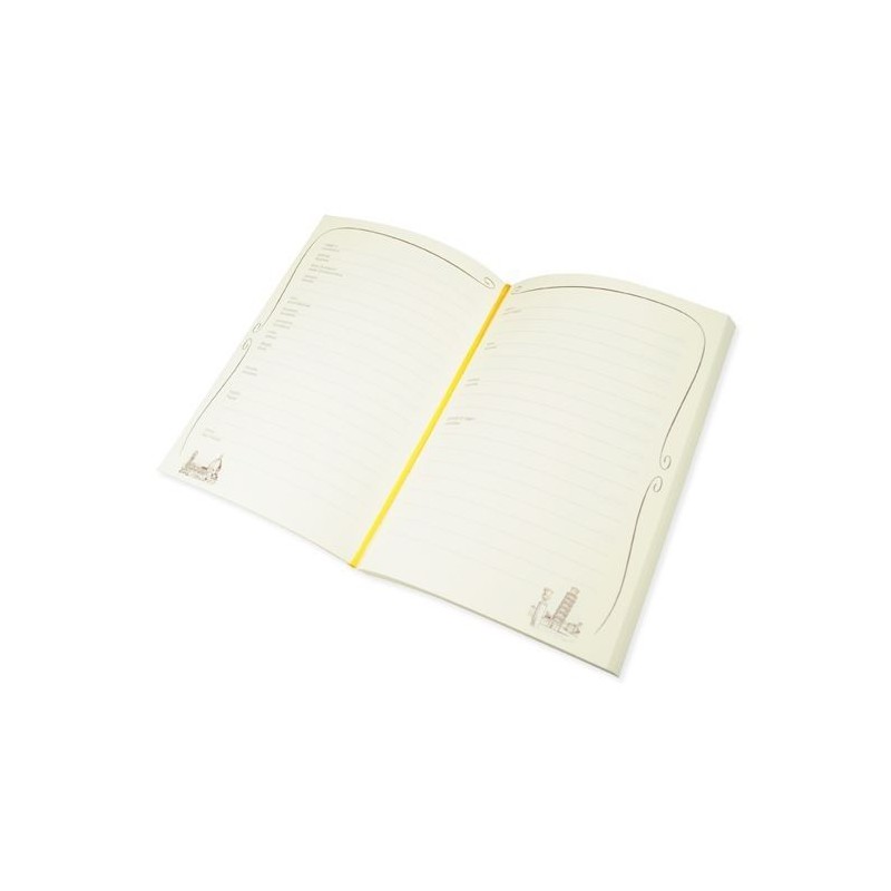 Libro de viajes 24x17cm. Marfil Encuadernación | L'aura Bella