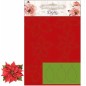 Flor de Foamiran: Flor de Pascua, Poinsettia Roja. Foam-27G