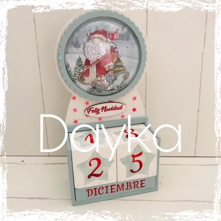Kit DIY Calendario perpetuo con Shaker. Dayka 851