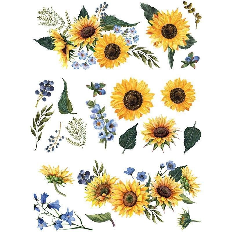 Sunflower Fields REDESIGN DECOR TRANSFERS® 644840 | L'aura Bella