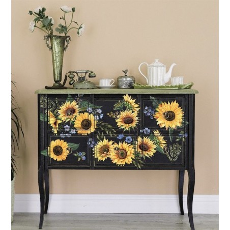 Sunflower Fields. Transfer, calcomania REDESIGN DECOR TRANSFERS®