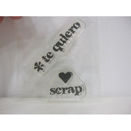 Frases: Te quiero y love Scrap