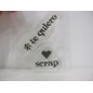 Frases: Te quiero y love Scrap