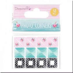Photo corners. Happy everything. Dovecraft planner accessory