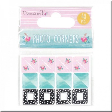 Photo corners. Happy everything. Dovecraft planner accessory