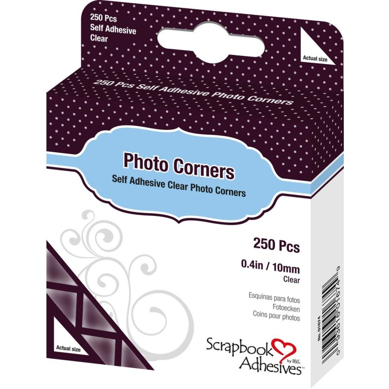 Photo Corners Clear. 250 pcs