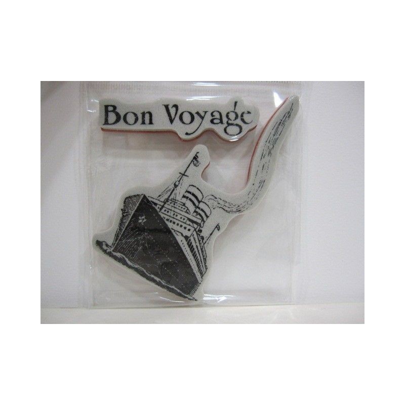 Sellos. Bon Voyage + Barco.