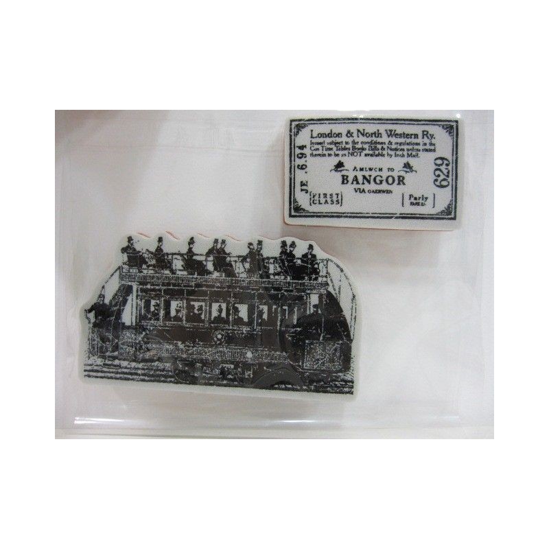 Sellos. Ticket + Barco .