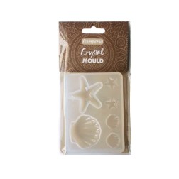 Crystal Mould Shells, molde silicona Stamperia KACM01 | L'aura Bella