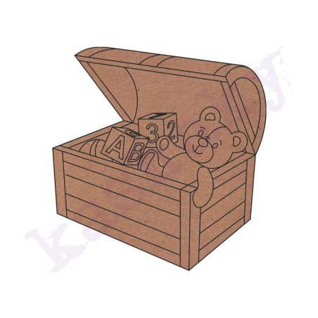 Cofre con juguetes de DM. Kashaky Dex DM-142-INF | L'aura Bella