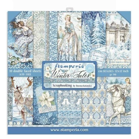 Winter Tales. Colección scrapbooking Stamperia SBBL76 | L'aura Bella