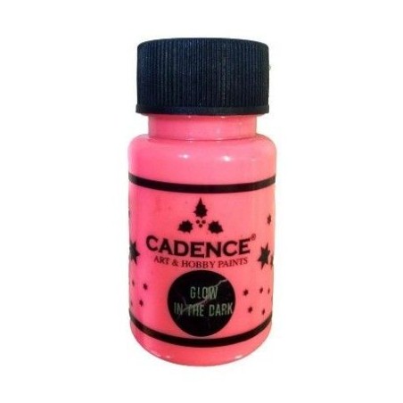 Glow in the dark Rosa. Pintura fotoluminiscente Cadence | L'aura Bella