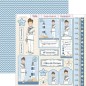 Papel Scrapbooking Comunión Niño marinero. Dayka Trade. SCP-245