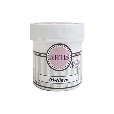 Nieve. Pintura tiza Artis Cromática Dayka Trade. 100 ml | L'aura Bella