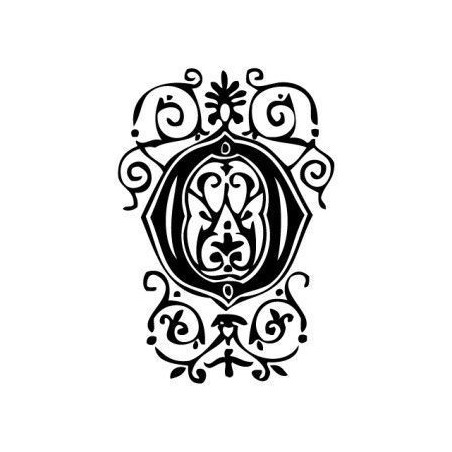 Sellos. letra o. Aladine