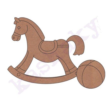 Caballito balancin de DM. Kashaky Dex DM-144-INF | L'aura Bella